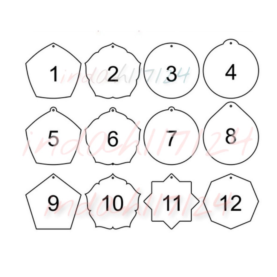 BAHAN MEDALI WISUDA AKRILIK 6,5cm