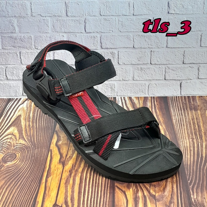 SANDAL PRIA CARVIL REDFORD 38-44 SEPATU SANDAL GUNUNG CARVIL ORI