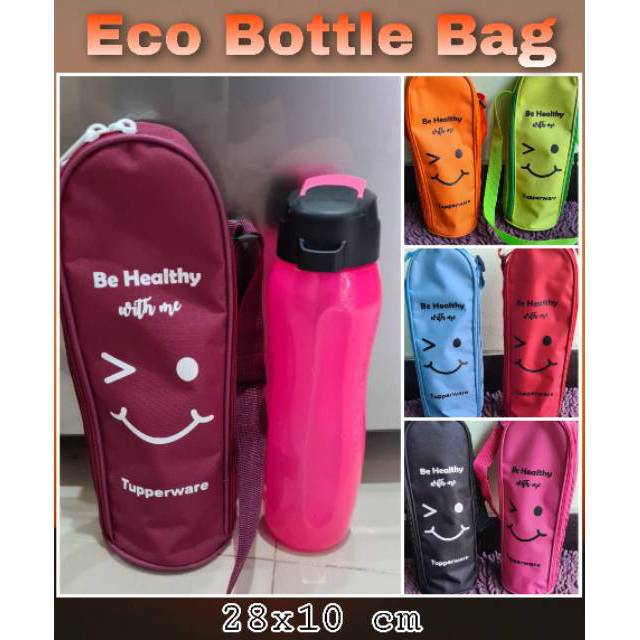 Tas tempat botol / tas ECO botol Tupperware 1 liter ( hanya tas )