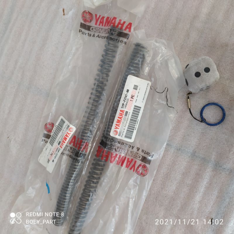 Per Spring shockbreaker shock depan yamaha jupiter mx lama original yamaha