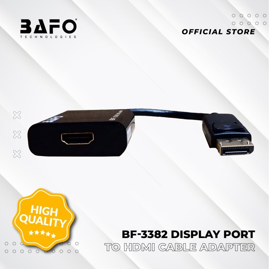 Displayport to hdmi cable adapter Bafo Bf-3382 - dp to hdmi konverter