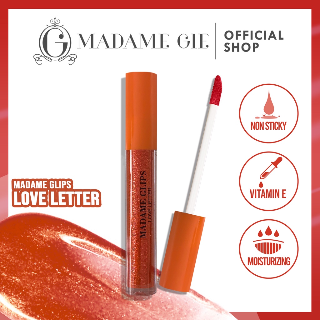 READY Madame Gie Madame Glips - Make Up Lip Gloss ( BPOM )