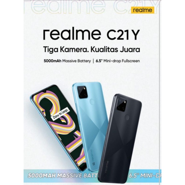REALME C21y  RAM 4GB + ROM 64GB