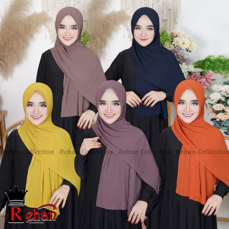 PASHMINA GELOMBANG / PASHMINA PLISKET GELOMBANG