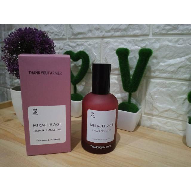 Thank You Farmer Miracle Age Repair Emulsion share in bottle 10 ml