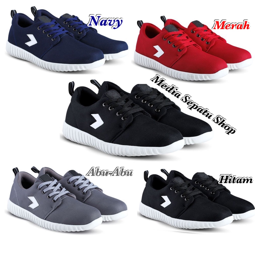 Sepatu Sneakers Sport Running Pria/Wanita Parkaa Motif Ceklis