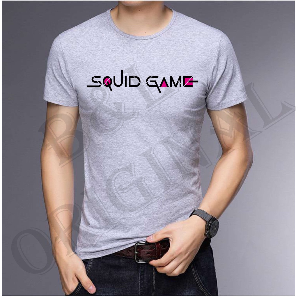 BS//TERLARIS//BAJU KAOS SQUIDGAME//TANGAN PENDEK PRIA DAN WANITA//GOOD QUALITY