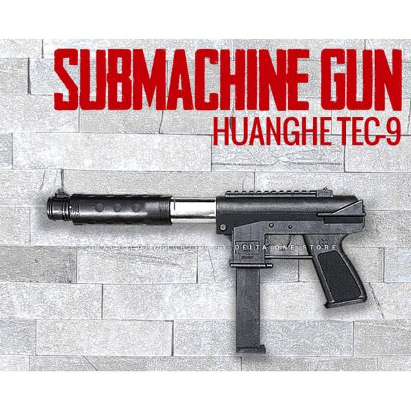 Mainan TEC-9 High power skala 1:1 Sub Machine Huanghe Spring