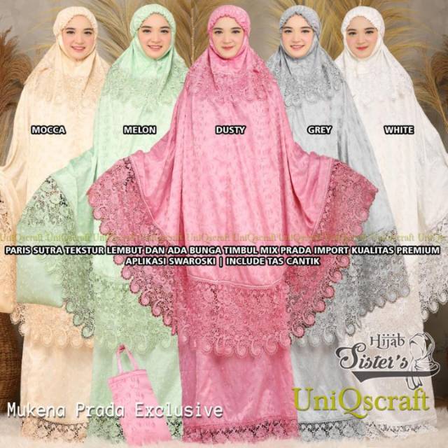 Mukena prada exclusive/hdrcollection