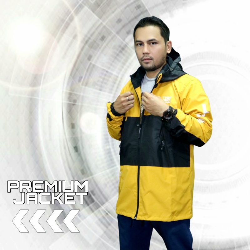 premium jaket pria bahan soft parasut