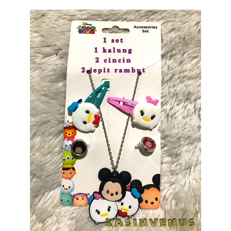 KALUNG + CINCIN + JEPIT DISNEY