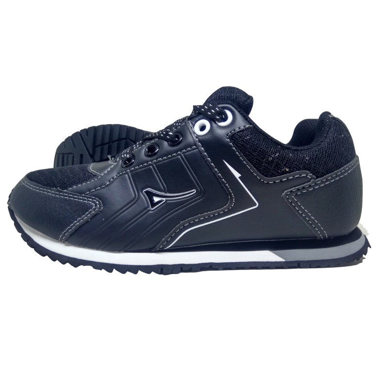 Sepatu Hitam Putih Sekolah - Orion Gambar