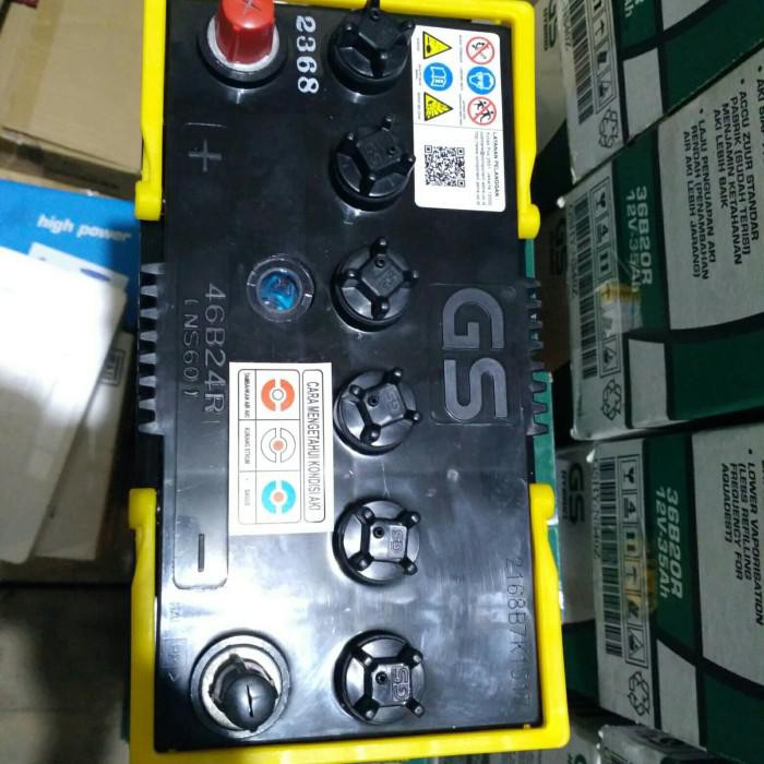 Jual AKI MOBIL / BATTERY GS ASTRA TYPE GS HYBRID 46B24R NS60 12V 45AH