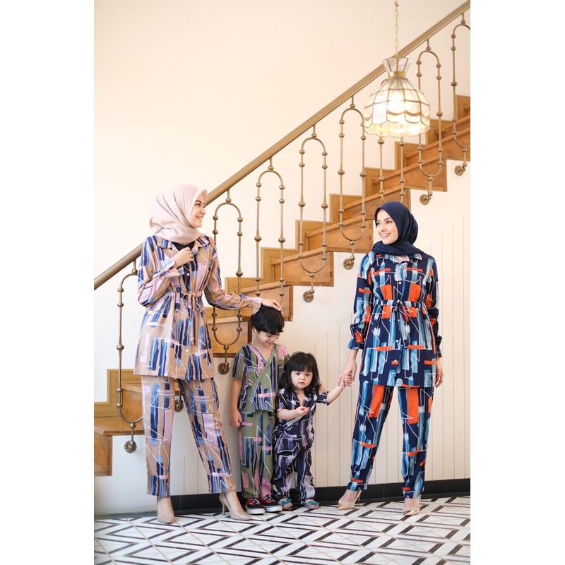 Ounadoutfit set Xico baju anak kimono kekinian unisex nyaman / setelan kimono anak / setelan main anak / oneset anak rayon / setelan motif anak / baju main anak