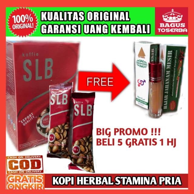 PROMO BONUS - KOPI SLB | KOPI Stamina PRIA DEWASA | KOPI Sehat Lahir Batin Koffie SLB MURAH SL88
