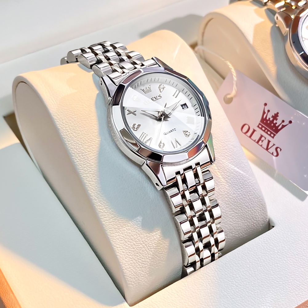 premium olevs jam tangan wanita anti air anak perempuan cewek kecil rantai original korea casual