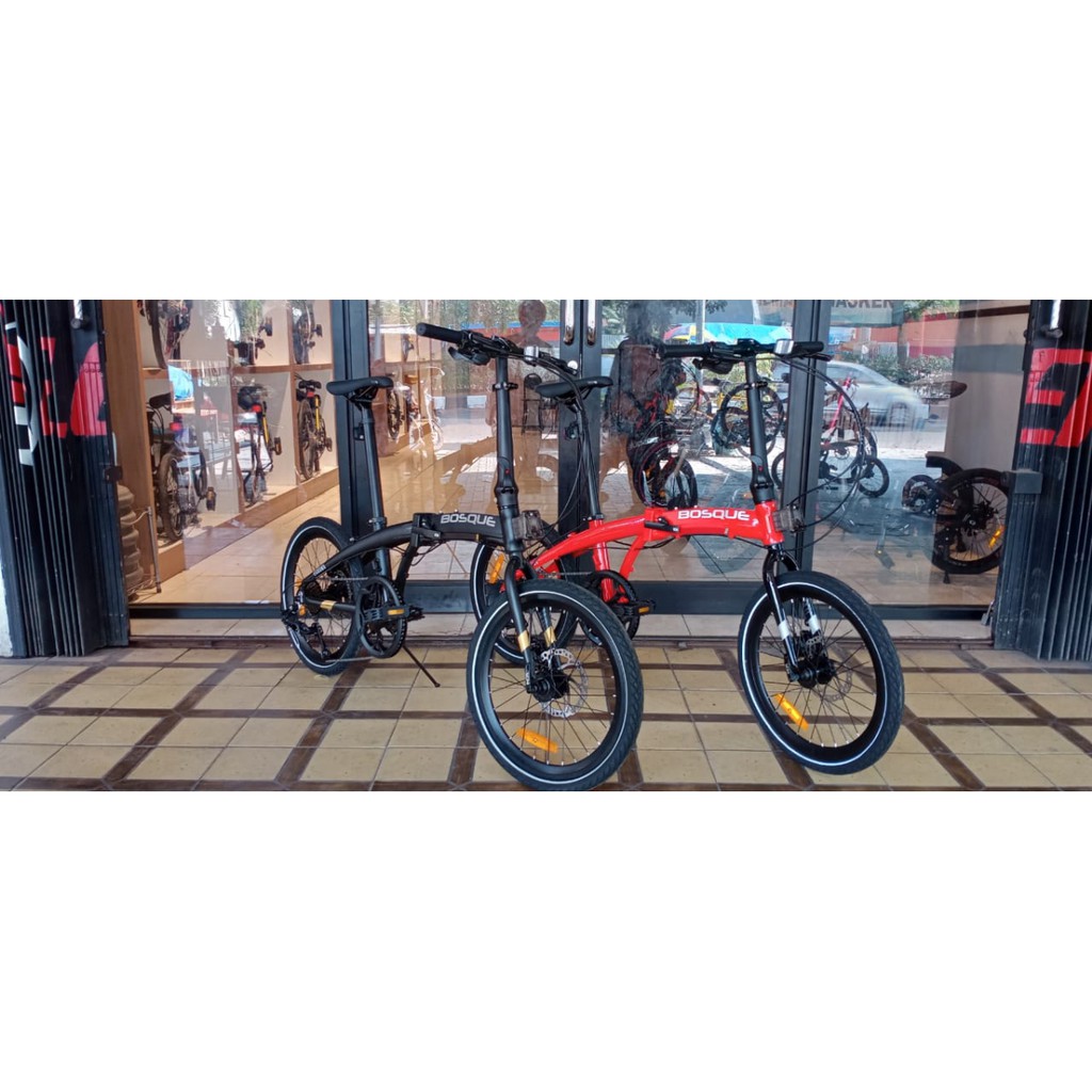 Folding Bike 20 Element Ecosmo 8 speed Bosque