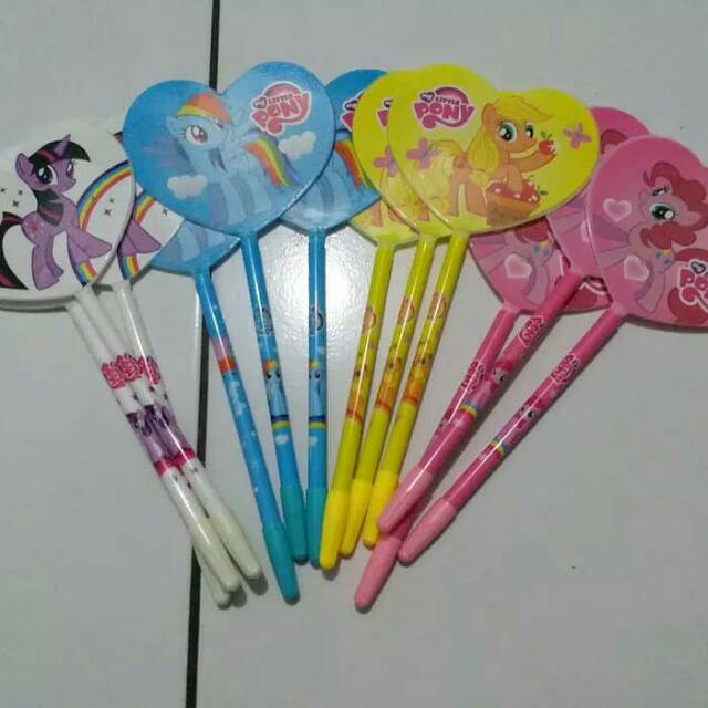 

Pulpen gel karakter kipas little Pony lucu