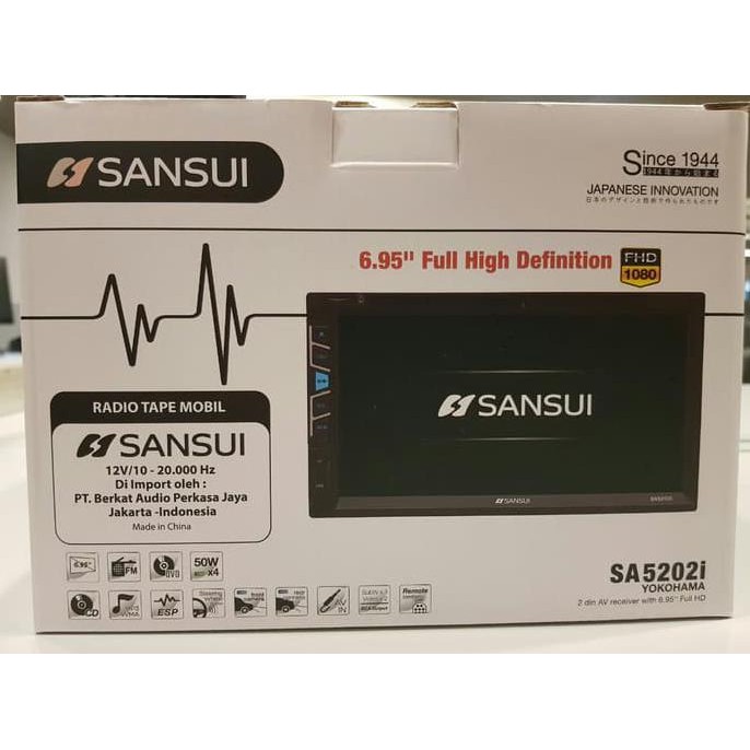 tv sansui SA 5202 i yokohama/doubledin sansui SA 5202 i yokohama