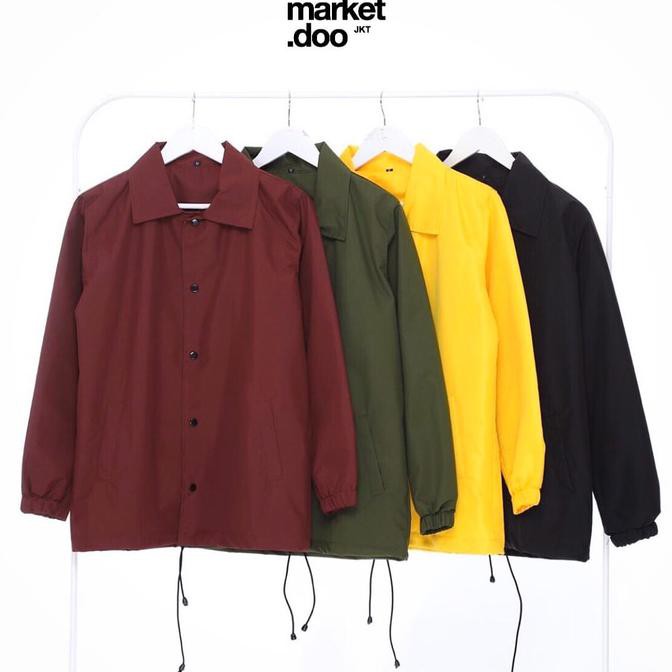 ⚫F⚡ash Sale  jaket pria keren terbaru Coach Jacket Polos Maroon Army Yellow Black Navy BELANJA-
