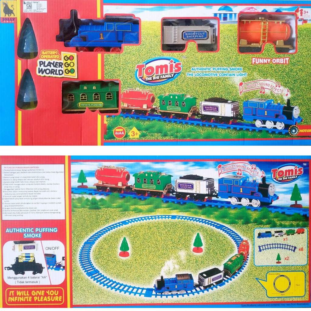 Block Track Thomas Train Series Rel Kereta Api Thomas Mainan Anak