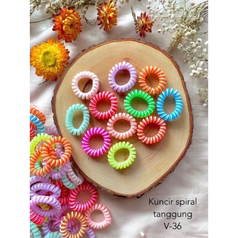 IKAT RAMBUT SPIRAL / KARET RAMBUT SPIRAL-Kuncir spiral kecil