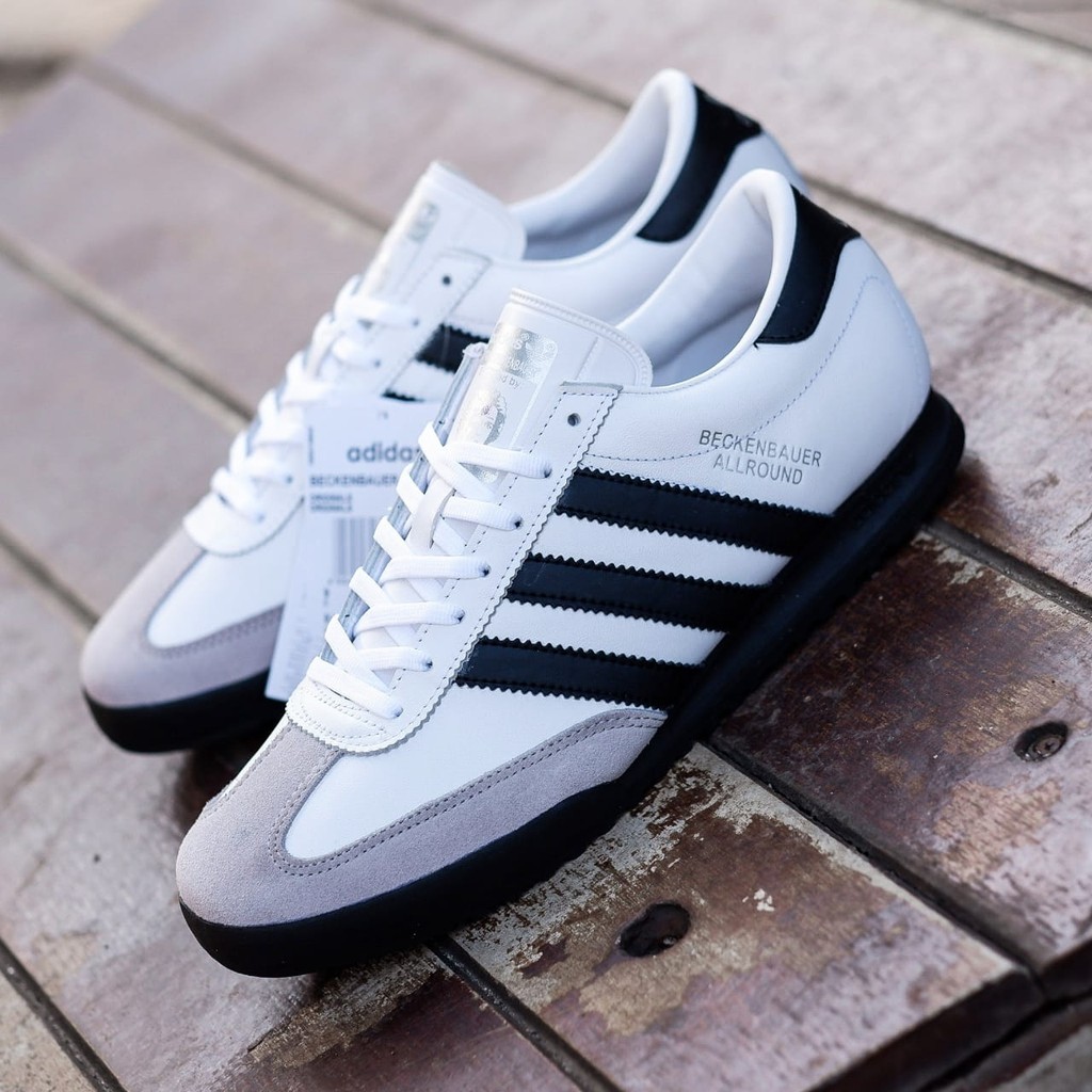 Jual ADIDAS BECKENBAUER WHITE BLACK | Shopee Indonesia