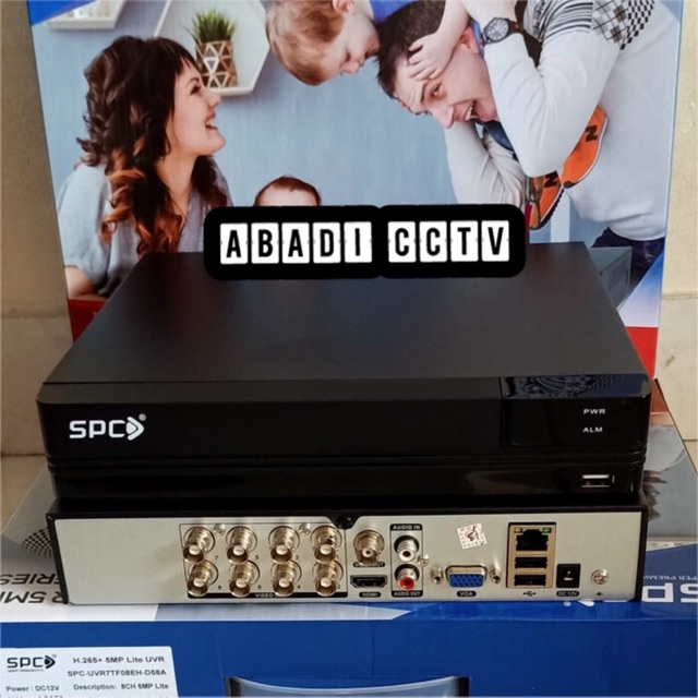 DVR/UVR SPC 8.CH SUPER LITE SERIES 5.MP SPC-UVR7F08EH-D58A