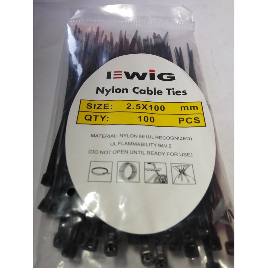 [DEV-9111] KABEL TIES 2.5MMX10CM HITAM