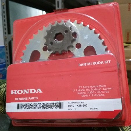 GEAR SET VERZA 150 CB 150 VERZA 06401K18900