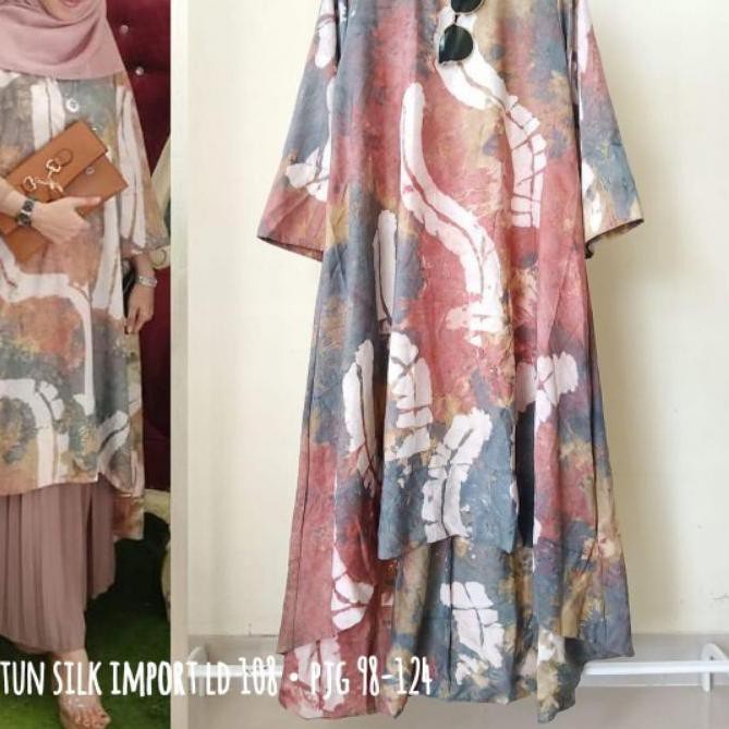 ֍ tunik tie dye cantika katun mikro / tunik terbaru / tunik jumputan / tunik / fashion muslim ♕