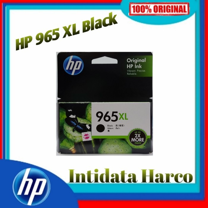 CARTRIDGE HP 965 XL BLACK .. JAMIN ORIGINAL 100% HP 965XL B HITAM