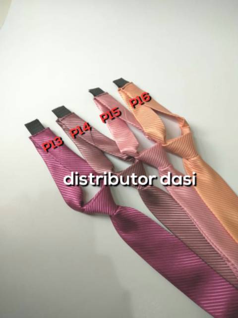 Dasi Instant Salur Langsung Pakai Kretekan 3 inch 8 cm polyester premium ready stok