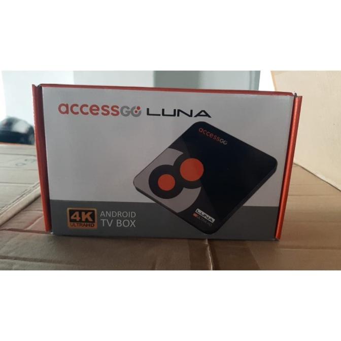 AO86Z18 ANDROID TV BOX ACCESSGO LUNA BLUETOOTH MIRACAST RESOLUSI 4K FGBFD6946