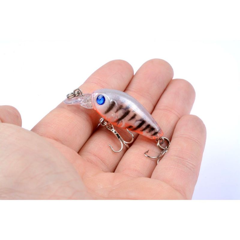 UMPAN PANCING MINI CRANK 4G 4.5CM UMPAN ULTRALIGHT TERLARIS UMPAN CASTING TERLARIS