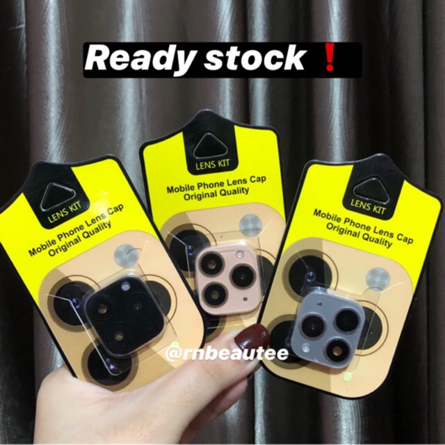 LENS CAMERA IPHONE 11 PRO | change to iphone 11 PRO | Fake Camera Sticker for iphone X & max