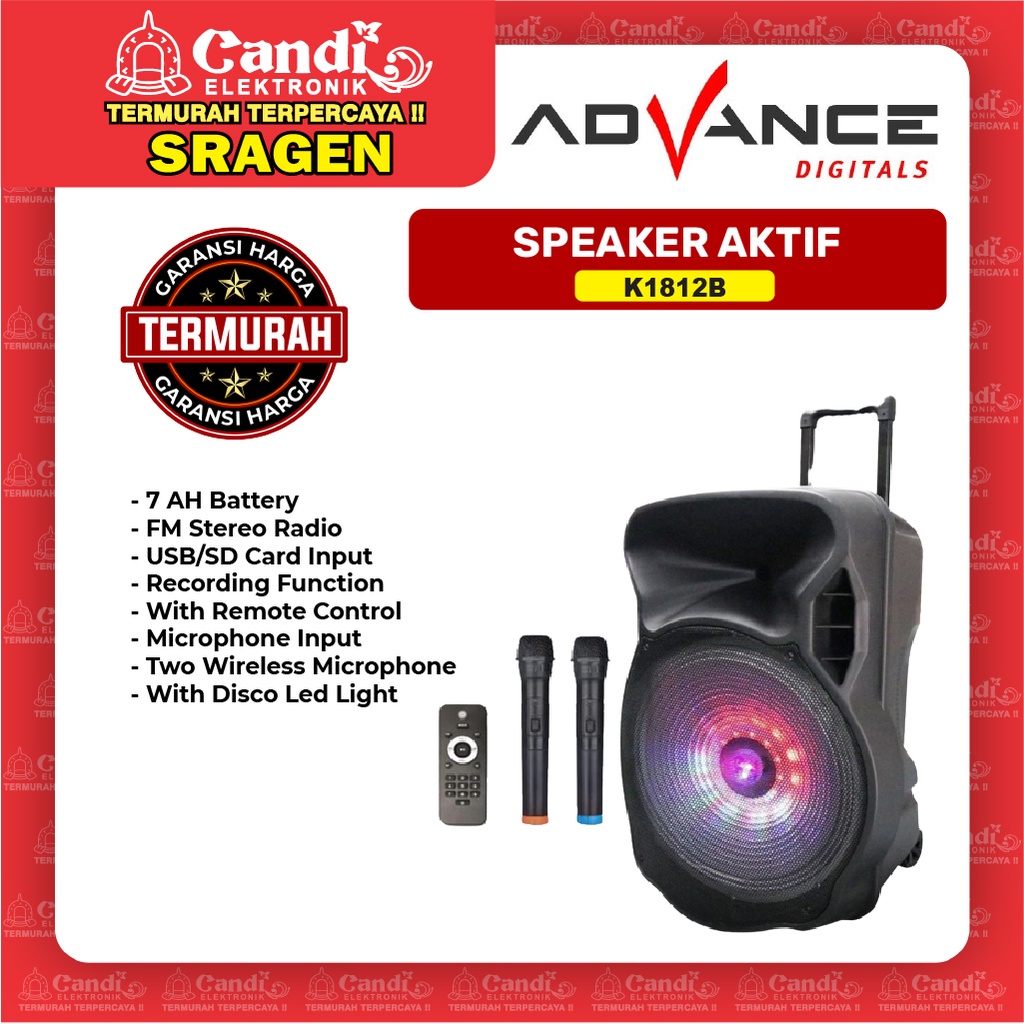 ADVANCE Speaker Aktif K1812B