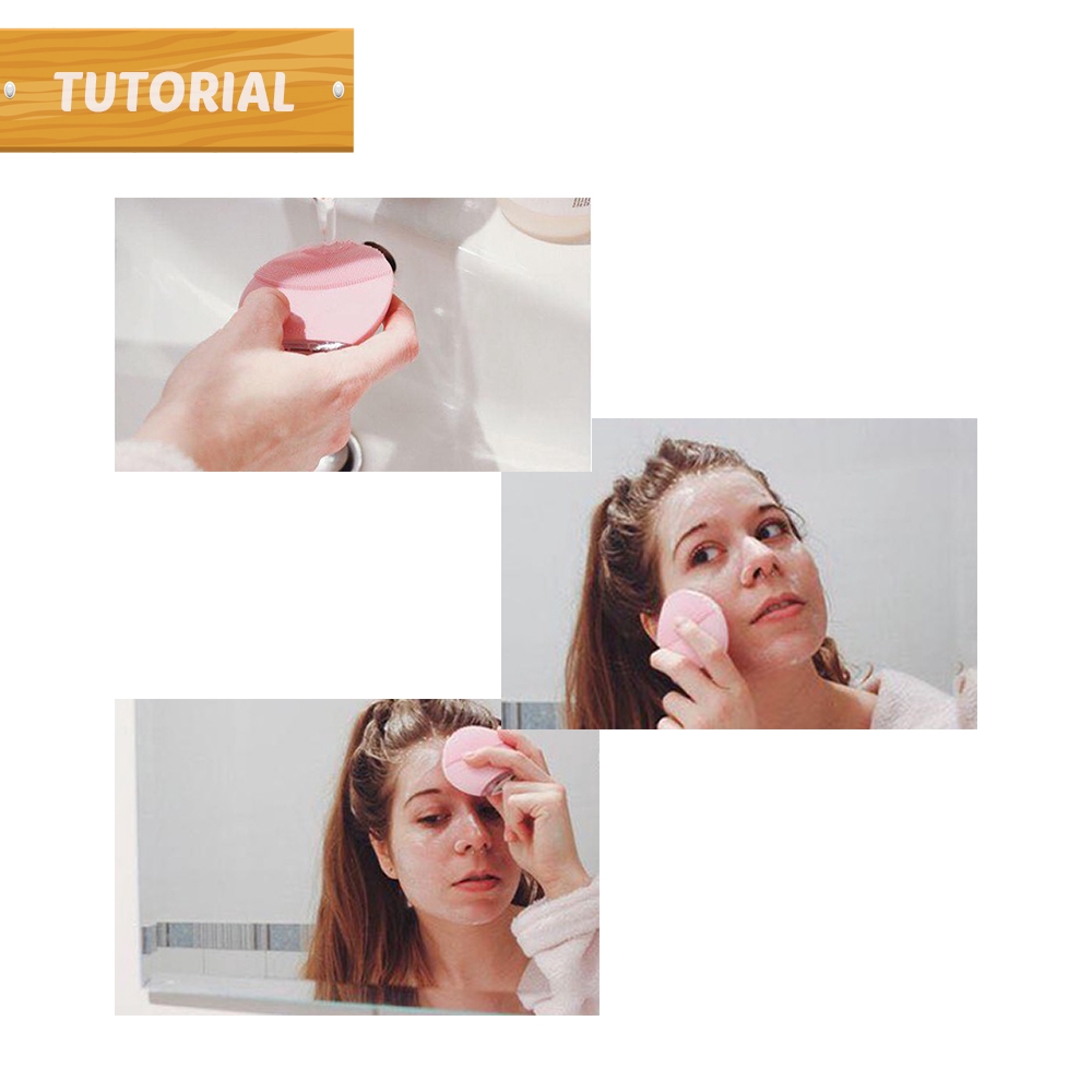 Pembersih Wajah Facial Cleansing Brush Anti Aging Device