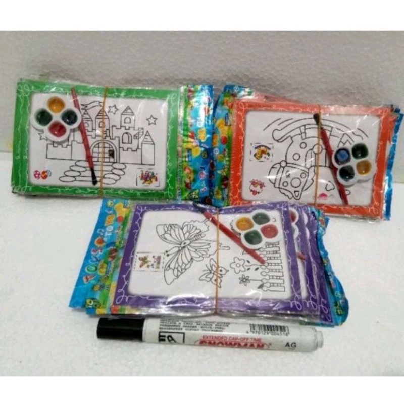 20PCS Mainan Mewarnai Cat Air/mewarnai Gambar cat lukis murah