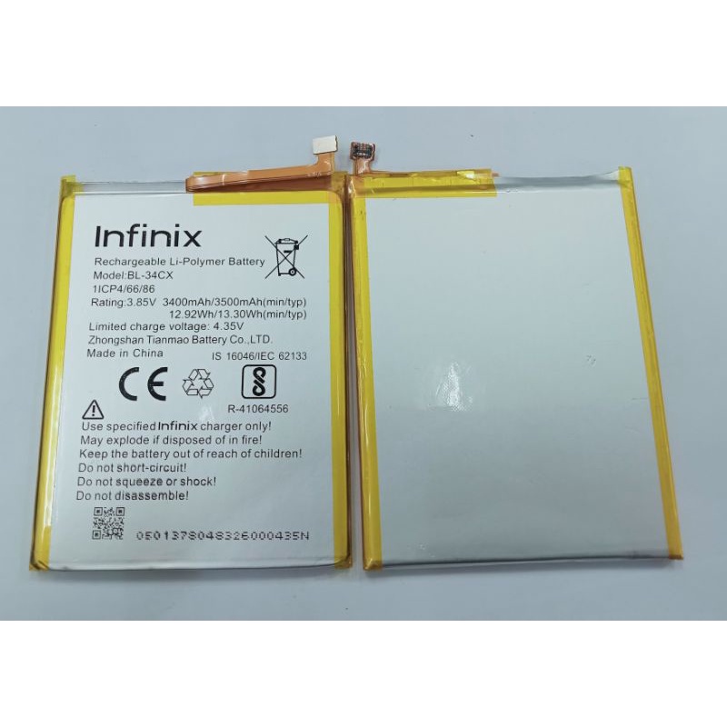 BATERAI INFINIX SMART 3 PLUS BL34CX
