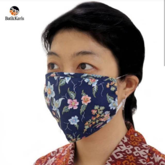 MASKER KAIN BATIK KERIS 3PLY PRIA WANITA ANAK DEWASA GARANSI TERMURAH SALE READY