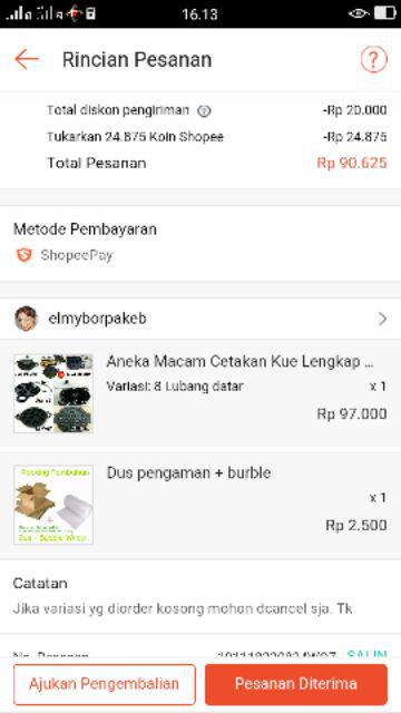 Aneka Macam Cetakan Kue Lengkap Murah/