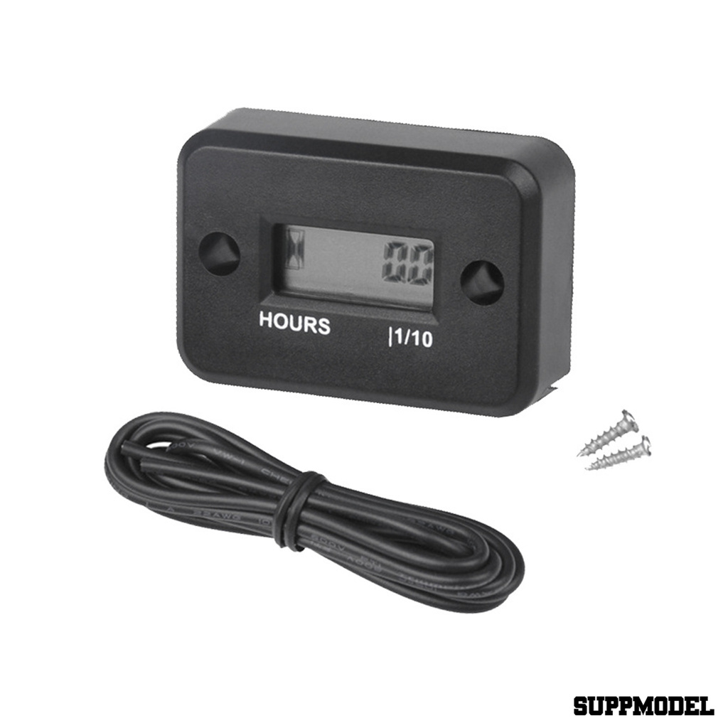 Spm Hour Meter Digital Lcd Sensitif Anti Air Ipx6 Untuk Motor