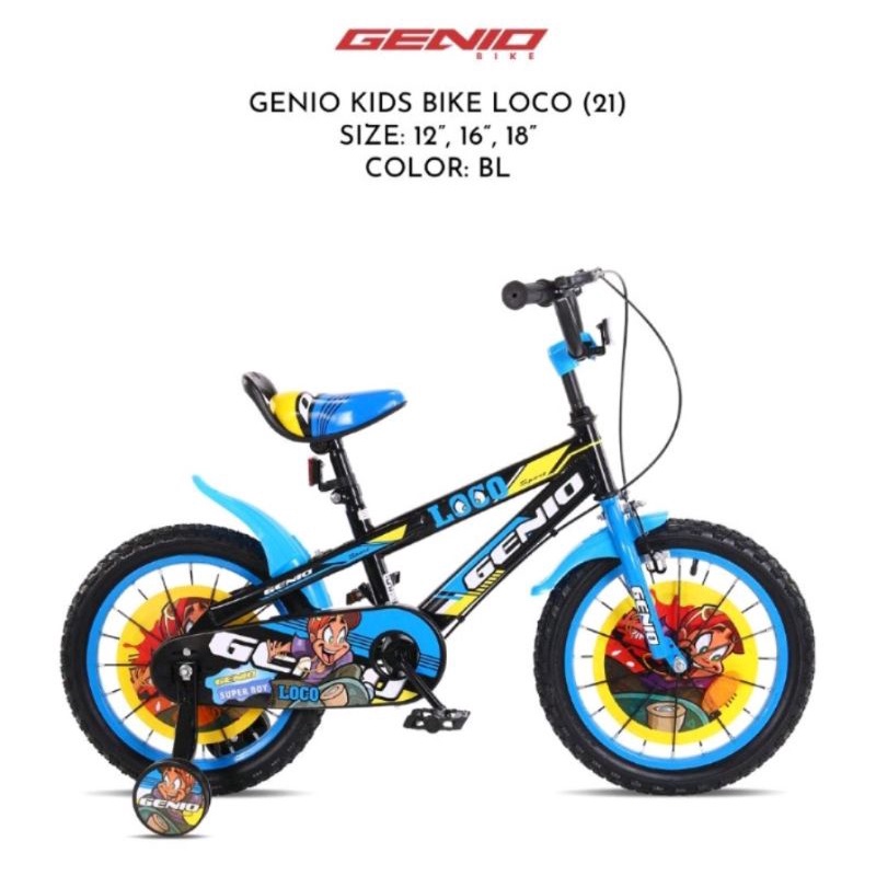 Genio Loco BMX Sepeda Anak laki laki