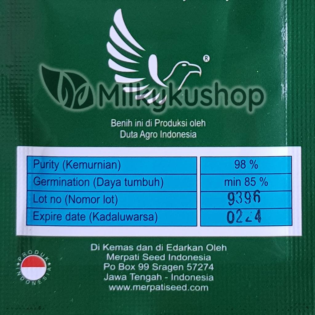 BENIH MERPATI SEED NEW LORRY BAYAM 10000 BIJI SACHET KEMASAN PABRIK