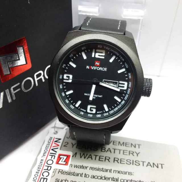 JAM TANGAN NAVIFORCE ORI N9059 ANGKA KULIT