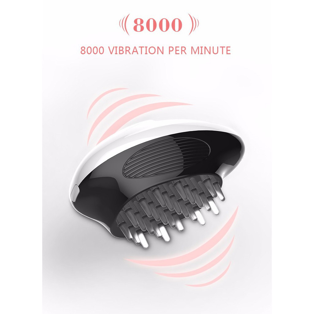 Electric Scalp Massager Brush / Alat Pijit Kepala Scalp Auto
