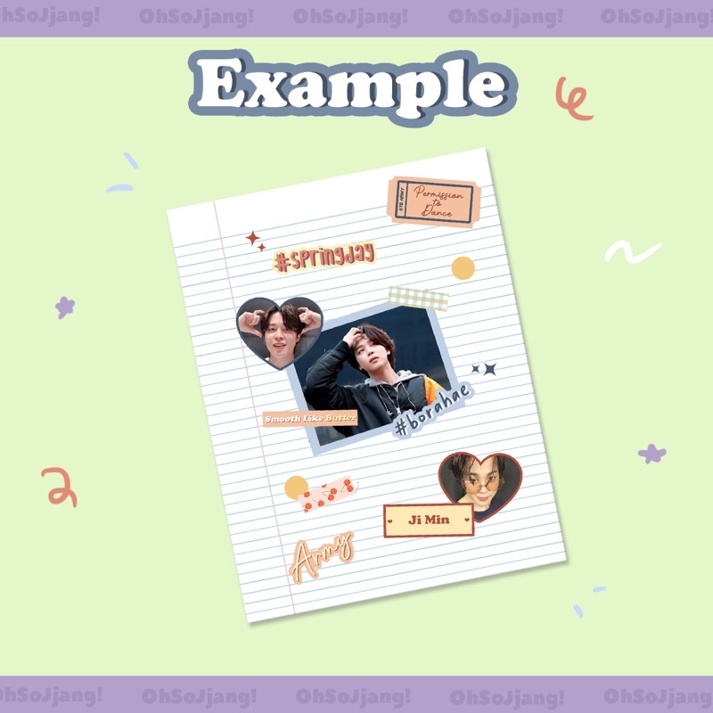 BTS STICKER DECO KISS CUT VOL.2 BANGTAN ARMY STICKER SET CUTE
