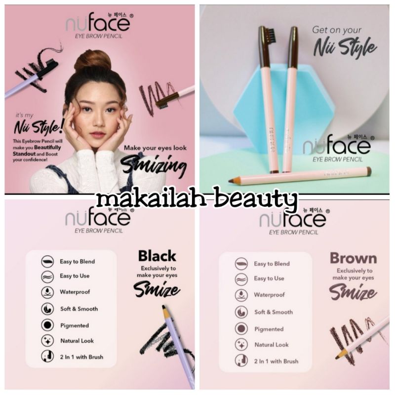 [ GROSIR ] NuFace eyebrow pensil alis