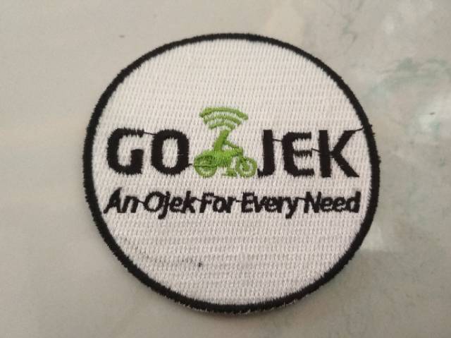 Emblem patch bordir gojek online